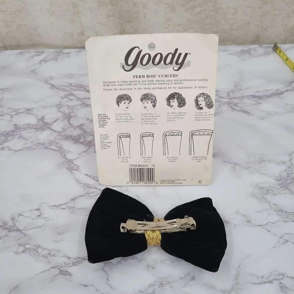 GOODY Vintage 12 Medium Perm Rod's NIP plus bonus 80s Hair Barrett